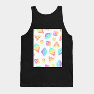 Rainbow Crystals Pattern Tank Top